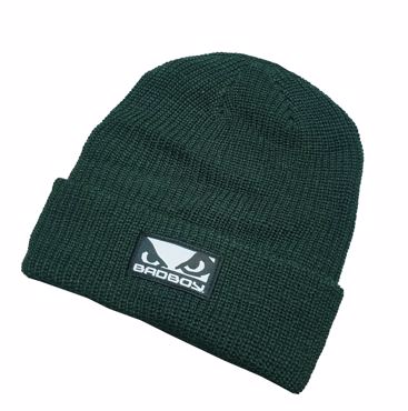 BAD BOY Logo Ribbed ΣΚΟΥΦΟΣ-Forest Green